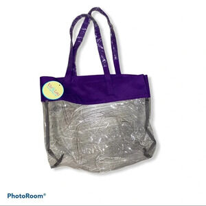 Viv & Lou clear plastic tote
